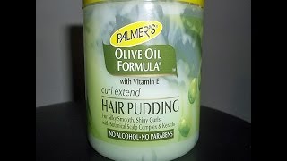 In Depth Review Palmers Olive Oil Hair Pudding [upl. by Adnomal]