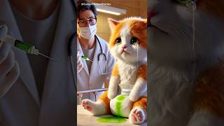 Cute Kitten Eats Too Much and Ends Up at the Vet cute cats catlovers [upl. by Borreri]