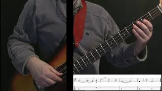 How To Play Bass Beginners Songs  Parisienne Walkway Part 3 of 5 [upl. by Anairotciv]