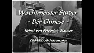 Wachtmeister Studer  Der Chinese Krimihsp [upl. by Plume]