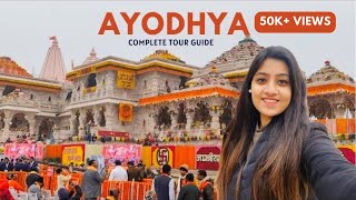 Ayodhya Ram Mandir Darshan  AZ Ayodhya Tour Guide  Places to Visit amp Eat  Stay Heena Bhatia [upl. by Allsun]