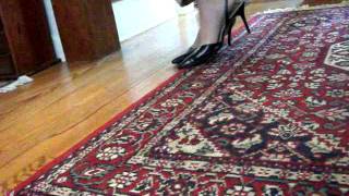 my Colinstuart halter slingbacks heel slipping 20Jan12mov [upl. by Kendal]