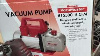 Robinair VacuMaster 15500 5cfm review [upl. by Kilar824]