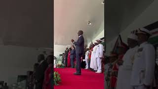 JamhuriDay President William Ruto Dancing To Kuna Dawa By Esther Wahome  JAMHURI DAY 2024 jamhuri [upl. by Yurt]