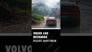 We have finally reached Mawsynram driving a Volvo C40 Recharge shorts [upl. by Nnyloj]