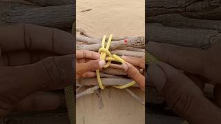 Very Useful knot for bundling Firewood knots lifeskills ropes knot [upl. by Miguelita130]