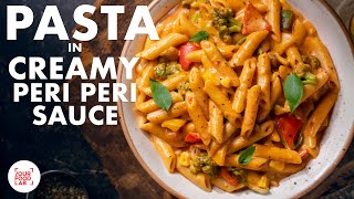 Pasta in Creamy Peri Peri Sauce Recipe  HomeMade Peri Peri Masala  Desi Pasta  Chef Sanjyot Keer [upl. by Abelard]