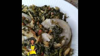 Jamaican Callaloo amp Saltfish With Boiled Dumplings [upl. by Cymbre516]