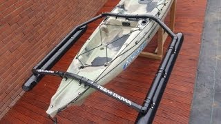 Kayak outriggers very strong cheap and they work [upl. by Nnyw]