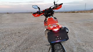 Tidy Tail Lighting Bundle Install Taco Moto 2024 KTM 500 EXCF [upl. by Yerbua531]