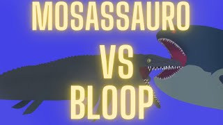 Bloop VS mosassauro [upl. by Novahc44]