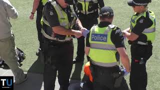 Friday Prayers in Melbourne  Victoria Police Detainment [upl. by Toback]