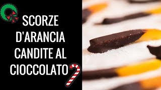 SCORZE DARANCIA CANDITE AL CIOCCOLATO Ricetta Veloce [upl. by Aidam]