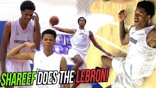 Shareef ONeal Does The LEBRON DUNK STATE PLAYOFFS ROUND 2 Crossroads VS La Jolla Country Day [upl. by Althee]