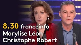 Le 8h30 franceinfo de Marylise Léon et Christophe Robert [upl. by Pardner]