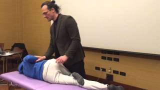 Sacroiliac Joint HVLA Manipulation Osteopathic and Chiropractic [upl. by Syxela]