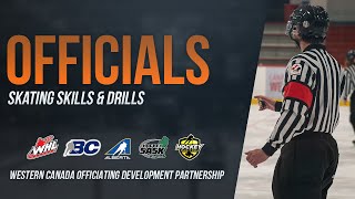 Western Canada Officiating Development Partnership  Skating Skills [upl. by Nimocks]