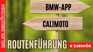 Calimoto Routenführung am Handy vs am BMW Motorrad TFT Display [upl. by Htebazle236]