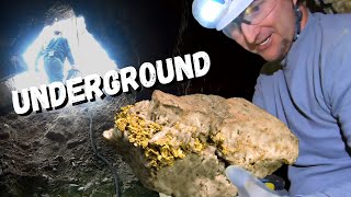 SCREAMER IN THE WALL  Metal Detecting Gold in an Abandoned Mine [upl. by Anitnelav]