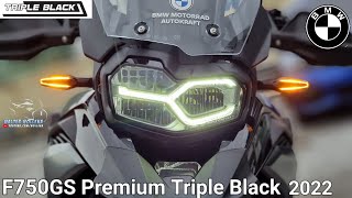 ANÁLISE F750GS Premium Triple Black 2022  F 750 GS [upl. by Celin701]