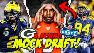 Green Bay Packers OFFICIAL 3 Round Mock Draft  2024 [upl. by Eniarrol]