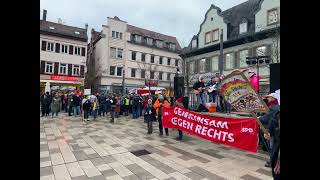 Bad Kreuznach Germany January 30 2024 Demokratie Verteidigen demo [upl. by Puiia]