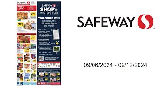 Safeway Weekly Ad US  09062024  09122024 [upl. by Kristel]