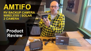 AMTIFO RV Backup Camera Review [upl. by Lrigybab]