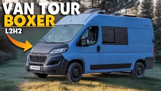 VAN TOUR Furgo Camper Peugeot BOXER L2H2  CIELO DE ESTRELLAS INTERIOR😱 [upl. by Riesman]