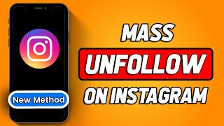 How To Mass Unfollow On Instagram 2024 Updated [upl. by Mariele134]