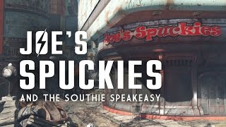 Joes Spuckies Postal Square Parsons Creamery amp the Southie Speakeasy  Fallout 4 Lore [upl. by Sremlahc]