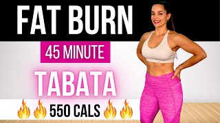 45 Minute Full Body Tabata Workout  HIIT Cardio at Home [upl. by Collins111]