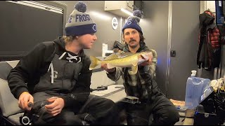 Early Ice Walleye Fishing with Alex Peric [upl. by Suivatnod267]