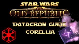 SWTOR  Datacron Guide  Corellia Empire [upl. by Jecoa951]