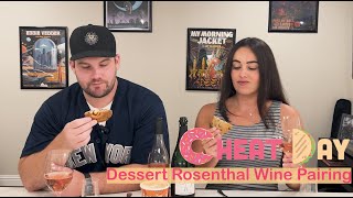 Dessert Wine Pairing  Rosenthal Wine and Cinnabon Review [upl. by Refotsirc]