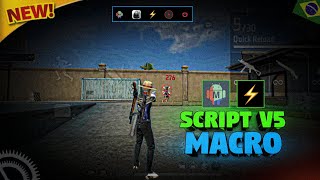 FF Script V5 New Macro Panel ⚡ Free Fire Macrodroid Sensi ⚙️ [upl. by Rexer]