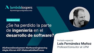 ¿Se ha perdido la parte de ingeniería en el desarrollo de software [upl. by Aiuqal799]