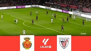 Mallorca vs Athletic Club 00  La Liga 2425  Match Highlights  Video Game Simulation [upl. by Piwowar]