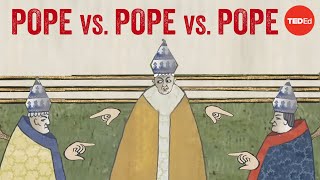 Why were there three popes at the same time  Joëlle RolloKoster [upl. by Oinotnanauj]