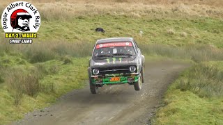 RAC Rally 2023  BEST OF DAY 2  Crashes Highlights amp Pure Sound  Sweet Lamb  241123 [upl. by Eisteb]