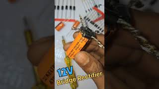 DC 12v 3A Bridge Rectifier short shorts [upl. by Anesuza260]