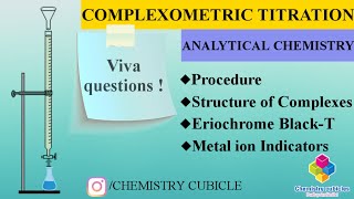 Complexometric Titration with EDTAEriochrome BlackTMetal ion IndicatorsChemistrycubicle [upl. by Anived261]