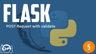 Python  Flask  basic post data with validation  python flask intro [upl. by Noicnecsa]