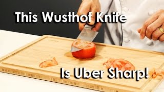 The Wusthof Classic Uber 8inch Chef Knife is Uber Sharp [upl. by Ynnaffit406]