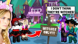 We Broke Into A WITCHES ONLY School In Adopt Me Roblox [upl. by Wiencke]