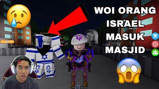 WOI ORANG ISRA3L MASUK MASJID 😡 PRAY SIMULATOR ROBLOX 😇 [upl. by Odawa499]