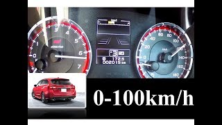 【0100kmh 加速】 SUBARU LEVORG 20 STI sport Eyesight 水平対向4気筒直噴ターボ！！ 20L CVT [upl. by Eirrok902]