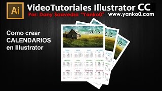 Como crear calendarios en illustrator [upl. by Yong]