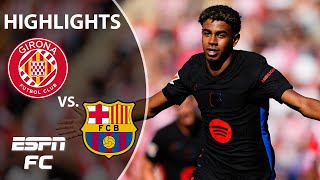 🚨 DOMINATION 🚨 Girona vs Barcelona  LALIGA HIGHLIGHTS  ESPN FC [upl. by Enelad659]