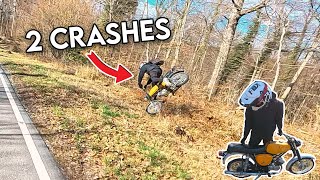 SIMSON CRASH zum SAISONSTART  Simson Motovlog [upl. by Odine384]